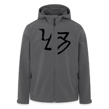 studentenkappe - Recycelte Männer Softshell-Jacke von Stanley/Stella - Anthrazit - Vorne - AI Model Male 185 light (185cm)