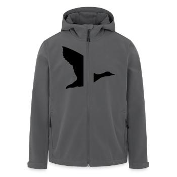 Gans - Recycelte Männer Softshell-Jacke von Stanley/Stella - Anthrazit - Vorne - AI Model Male 185 light (185cm)