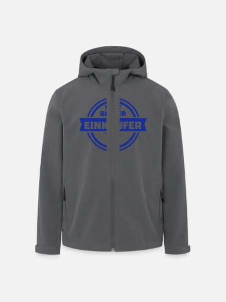 Einkäufer - Recycelte Männer Softshell-Jacke von Stanley/Stella - Anthrazit