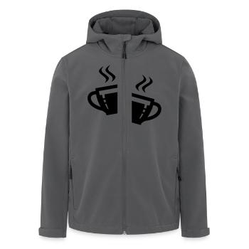 tassen icon - Recycelte Männer Softshell-Jacke von Stanley/Stella - Anthrazit - Vorne - AI Model Male 185 light (185cm)