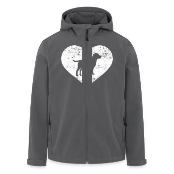 Labrador - Recycelte Männer Softshell-Jacke von Stanley/Stella - Anthrazit - Vorne - AI Model Male 185 light (185cm)