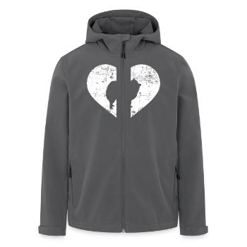 Spitz - Recycelte Männer Softshell-Jacke von Stanley/Stella - Anthrazit - Vorne - AI Model Male 185 light (185cm)
