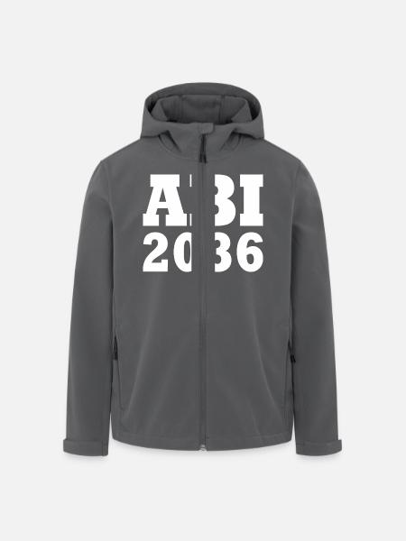 Abi 2036 - Recycelte Männer Softshell-Jacke von Stanley/Stella - Anthrazit