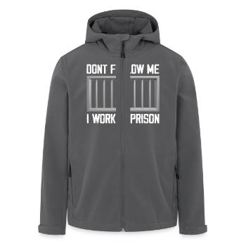 correctional nurse to be healthy Design for a - Recycelte Männer Softshell-Jacke von Stanley/Stella - Anthrazit - Vorne - AI Model Male 185 light (185cm)