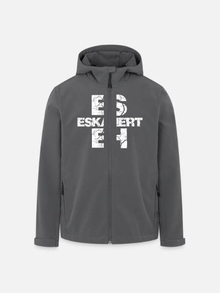 Es eskaliert eh - Recycelte Männer Softshell-Jacke von Stanley/Stella - Anthrazit