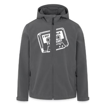 90er R&B Love – Herz am Beat - Recycelte Männer Softshell-Jacke von Stanley/Stella - Anthrazit - Vorne - AI Model Male 185 light (185cm)