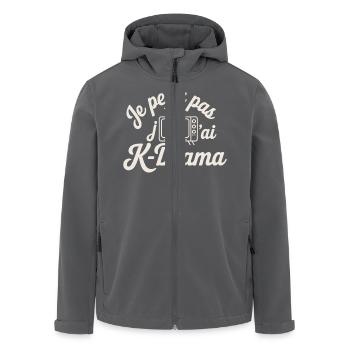 Ich kann kein K-Drama - Recycelte Männer Softshell-Jacke von Stanley/Stella - Anthrazit - Vorne - AI Model Male 185 light (185cm)