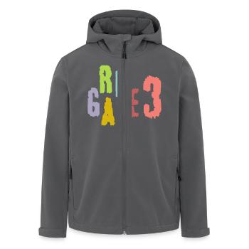 back to school grade 3 third grade - Recycelte Männer Softshell-Jacke von Stanley/Stella - Anthrazit - Vorne - AI Model Male 185 light (185cm)