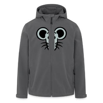 Maus Mäuschen Süße Kleine Ratte Nager Freundlich - Recycelte Männer Softshell-Jacke von Stanley/Stella - Anthrazit - Vorne - AI Model Male 185 light (185cm)