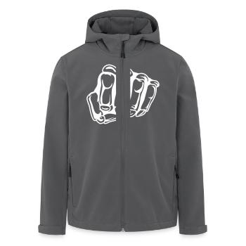 skull faust - Recycelte Männer Softshell-Jacke von Stanley/Stella - Anthrazit - Vorne - AI Model Male 185 light (185cm)