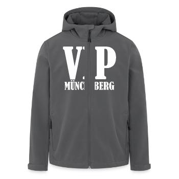 VIP Müncheberg - Recycelte Männer Softshell-Jacke von Stanley/Stella - Anthrazit - Vorne - AI Model Male 185 light (185cm)