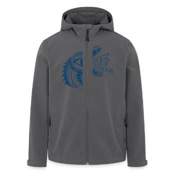 Bis später - Recycelte Männer Softshell-Jacke von Stanley/Stella - Anthrazit - Vorne - AI Model Male 185 light (185cm)