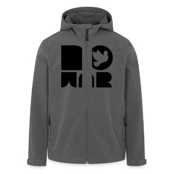 No War Shirt - Recycelte Männer Softshell-Jacke von Stanley/Stella - Anthrazit - Vorne - AI Model Male 185 light (185cm)