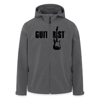 guitarist - Recycelte Männer Softshell-Jacke von Stanley/Stella - Anthrazit - Vorne - AI Model Male 185 light (185cm)