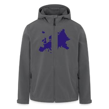 Europa - Recycelte Männer Softshell-Jacke von Stanley/Stella - Anthrazit - Vorne - AI Model Male 185 light (185cm)