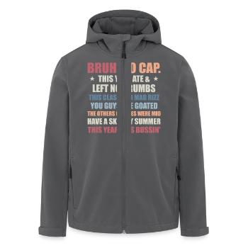 Slang-Lehrer der Generation A Frohen letzten Schultag 2025 - Recycelte Männer Softshell-Jacke von Stanley/Stella - Anthrazit - Vorne - AI Model Male 185 light (185cm)