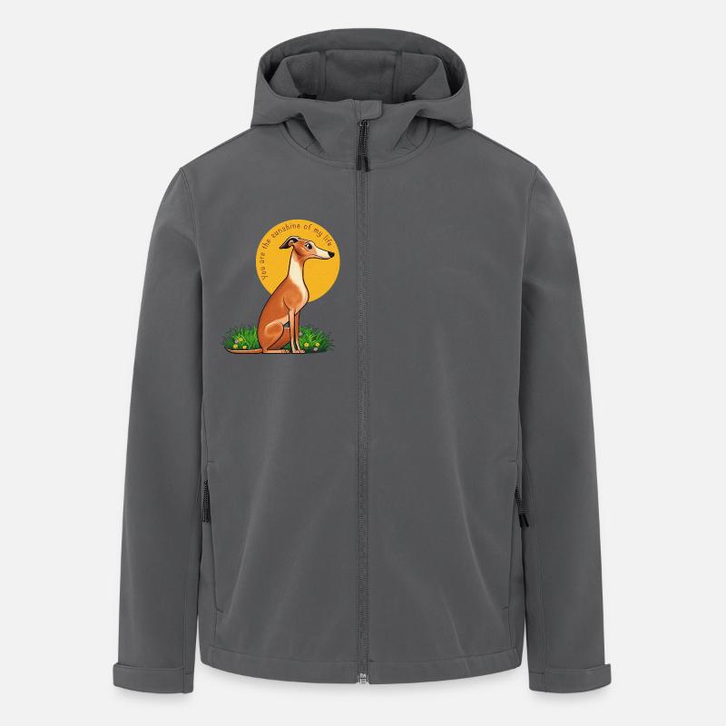 Tu es le soleil de ma vie - Veste softshell homme en polyester recyclé Stanley/Stella - charbon