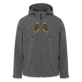 blockedTitle - Recycelte Männer Softshell-Jacke von Stanley/Stella - Anthrazit - Vorne - AI Model Male 185 light (185cm)
