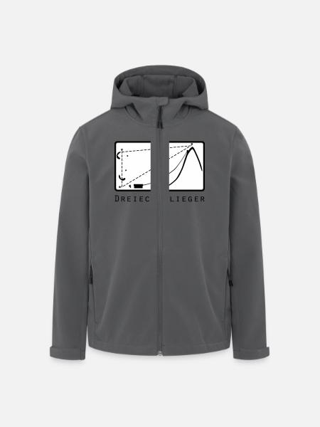 Dreiecksflieger T-Shirts - Recycelte Männer Softshell-Jacke von Stanley/Stella - Anthrazit