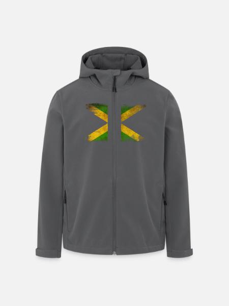 Jamaica - Recycelte Männer Softshell-Jacke von Stanley/Stella - Anthrazit