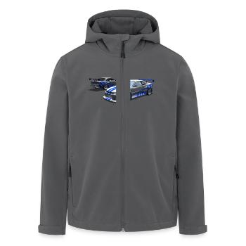 Skyline - Recycelte Männer Softshell-Jacke von Stanley/Stella - Anthrazit - Vorne - AI Model Male 185 light (185cm)