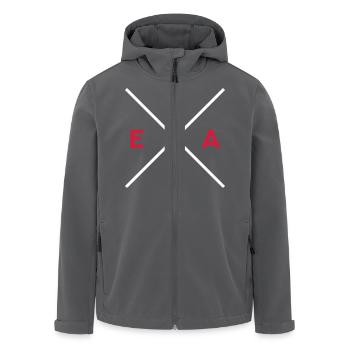 TEAM - Recycelte Männer Softshell-Jacke von Stanley/Stella - Anthrazit - Vorne - AI Model Male 185 light (185cm)