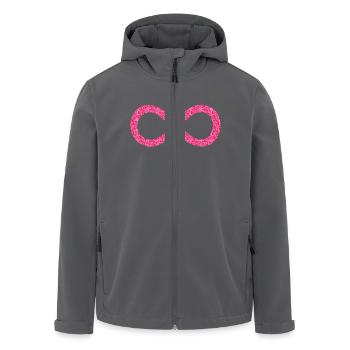 Unendlichkeit Glitzer - Recycelte Männer Softshell-Jacke von Stanley/Stella - Anthrazit - Vorne - AI Model Male 185 light (185cm)