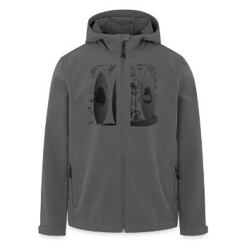 Kajaks - Recycelte Männer Softshell-Jacke von Stanley/Stella - Anthrazit - Vorne - AI Model Male 185 light (185cm)