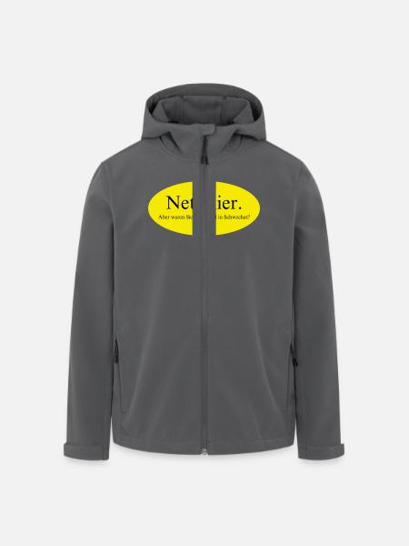 Nett hier, aber waren Sie schon mal in Schwechat? - Recycelte Männer Softshell-Jacke von Stanley/Stella - Anthrazit