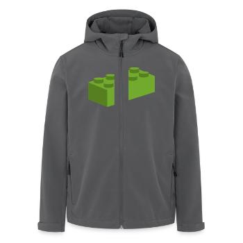 Bauklötze - Recycelte Männer Softshell-Jacke von Stanley/Stella - Anthrazit - Vorne - AI Model Male 185 light (185cm)