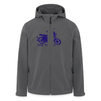 MZ TS125 - Recycelte Männer Softshell-Jacke von Stanley/Stella - Anthrazit - Vorne - AI Model Male 185 light (185cm)
