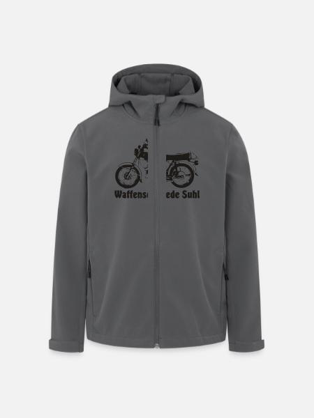 Simson S51 Waffenschmiede - Recycelte Männer Softshell-Jacke von Stanley/Stella - Anthrazit