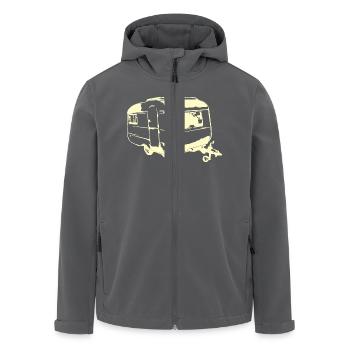 Qek Junior Quek - Recycelte Männer Softshell-Jacke von Stanley/Stella - Anthrazit - Vorne - AI Model Male 185 light (185cm)