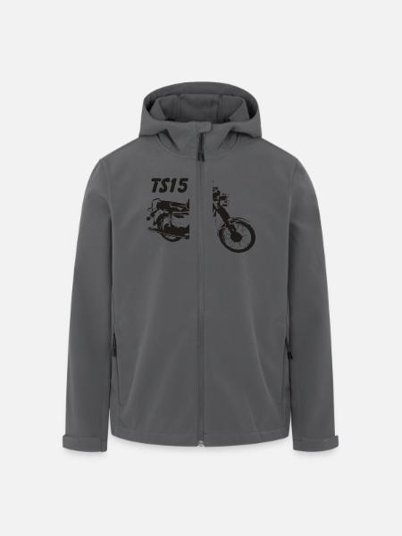 MZ TS150 - Recycelte Männer Softshell-Jacke von Stanley/Stella - Anthrazit