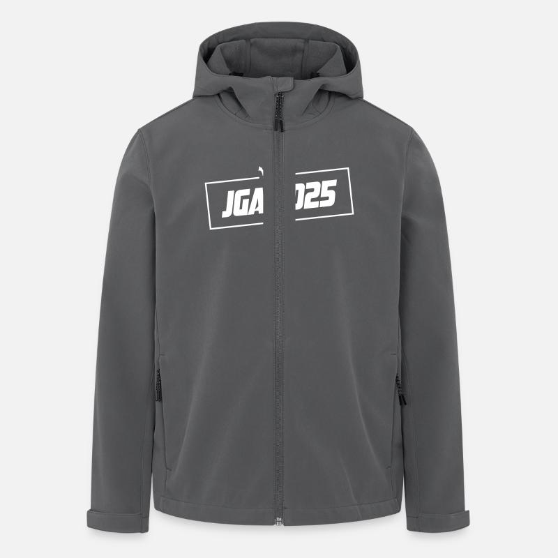 Jga 2025 Junggesellenabschied - Recycelte Männer Softshell-Jacke von Stanley/Stella - Anthrazit