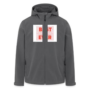 Mama aller Zeiten - Recycelte Männer Softshell-Jacke von Stanley/Stella - Anthrazit - Vorne - AI Model Male 185 light (185cm)