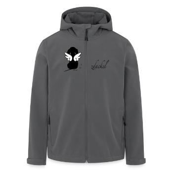 Schutzdackel grau - Recycelte Männer Softshell-Jacke von Stanley/Stella - Anthrazit - Vorne - AI Model Male 185 light (185cm)
