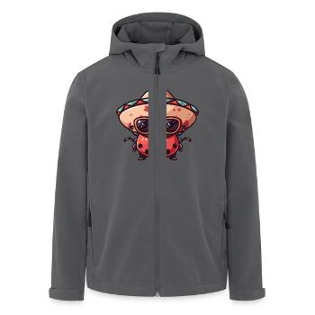 Marienkäfer Sombrero - Recycelte Männer Softshell-Jacke von Stanley/Stella - Anthrazit - Vorne - AI Model Male 185 light (185cm)