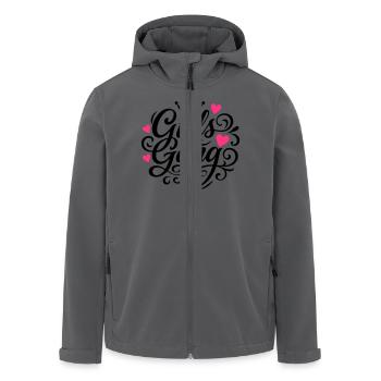 Mädchen Gang - Recycelte Männer Softshell-Jacke von Stanley/Stella - Anthrazit - Vorne - AI Model Male 185 light (185cm)