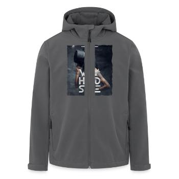 We Love Hardstyle - Recycelte Männer Softshell-Jacke von Stanley/Stella - Anthrazit - Vorne - AI Model Male 185 light (185cm)