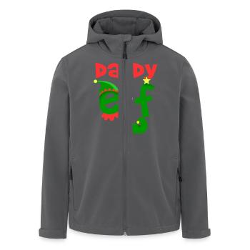 daddy elf - Recycelte Männer Softshell-Jacke von Stanley/Stella - Anthrazit - Vorne - AI Model Male 185 light (185cm)
