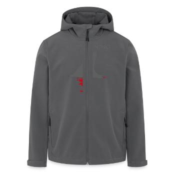 Stop Finning - Recycelte Männer Softshell-Jacke von Stanley/Stella - Anthrazit - Vorne - AI Model Male 185 light (185cm)