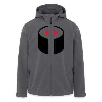 Sushi - Recycelte Männer Softshell-Jacke von Stanley/Stella - Anthrazit - Vorne - AI Model Male 185 light (185cm)