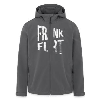 Frankfurt - Recycelte Männer Softshell-Jacke von Stanley/Stella - Anthrazit - Vorne - AI Model Male 185 light (185cm)