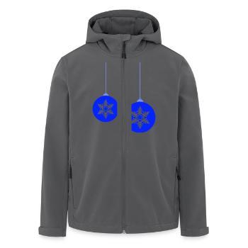 Weihnachtskugeln Stern - Recycelte Männer Softshell-Jacke von Stanley/Stella - Anthrazit - Vorne - AI Model Male 185 light (185cm)