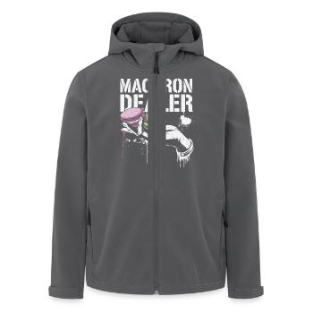 Humor für Feinschmecker - Recycelte Männer Softshell-Jacke von Stanley/Stella - Anthrazit - Vorne - AI Model Male 185 light (185cm)