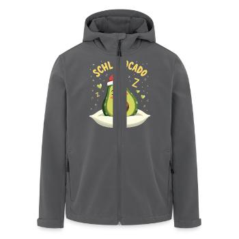 Schlavocado Offiziell Schlafanzug Avocado - Recycelte Männer Softshell-Jacke von Stanley/Stella - Anthrazit - Vorne - AI Model Male 185 light (185cm)