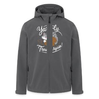 Ärger mit der Katze - Recycelte Männer Softshell-Jacke von Stanley/Stella - Anthrazit - Vorne - AI Model Male 185 light (185cm)
