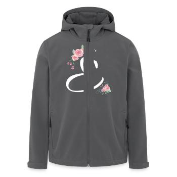 Brief und Blumen - Recycelte Männer Softshell-Jacke von Stanley/Stella - Anthrazit - Vorne - AI Model Male 185 light (185cm)