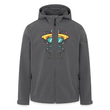 Ameise Lustig Sombrero - Recycelte Männer Softshell-Jacke von Stanley/Stella - Anthrazit - Vorne - AI Model Male 185 light (185cm)